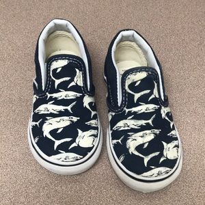 Glow in the dark shark Vans